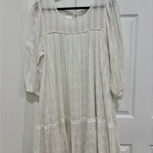 American Eagle Flowy White Dress - XL